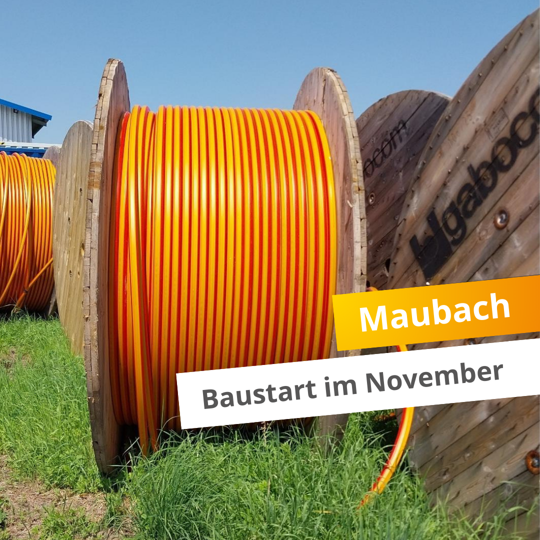 Ab November beginnt der Breitbandausbau in Maubach