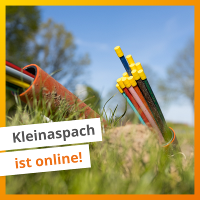 Ab sofort lichtschnelles Internet in Kleinaspach!